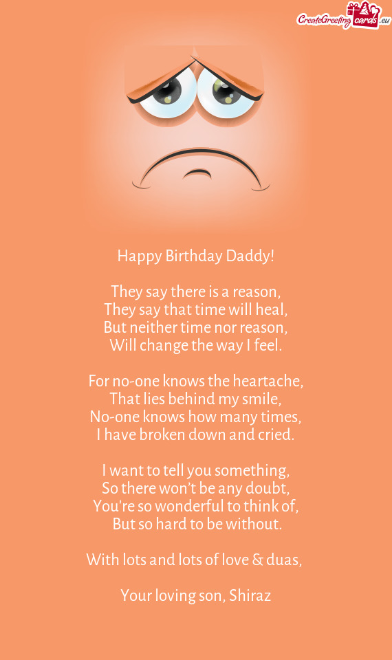 Happy Birthday Daddy