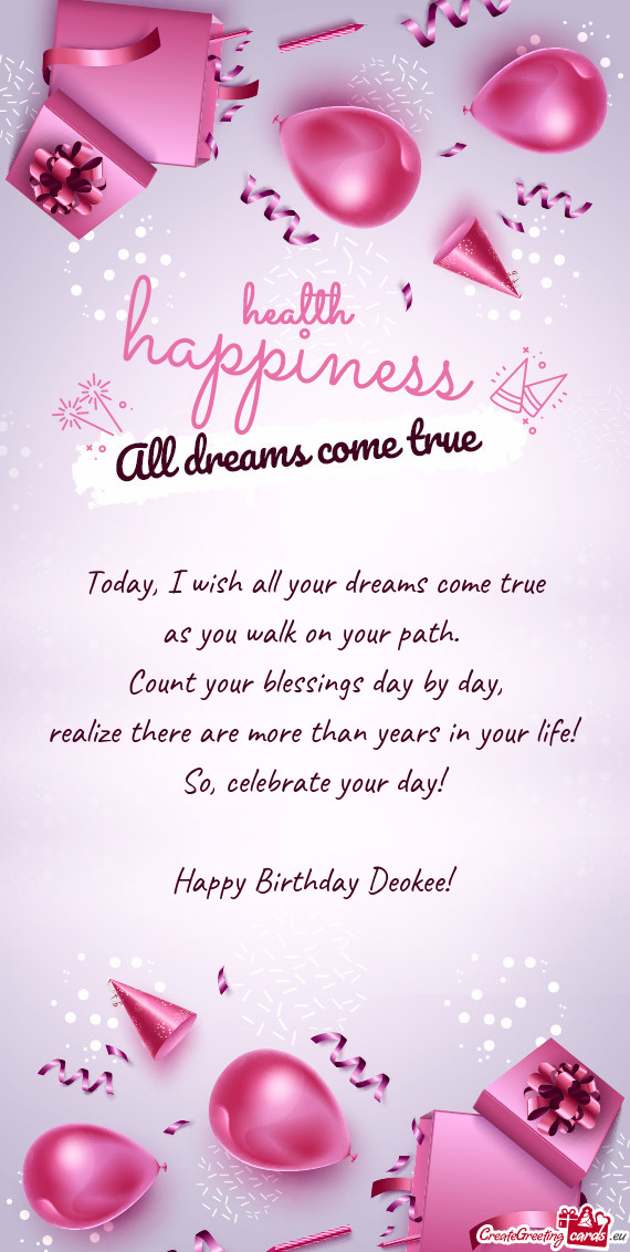 Happy Birthday Deokee