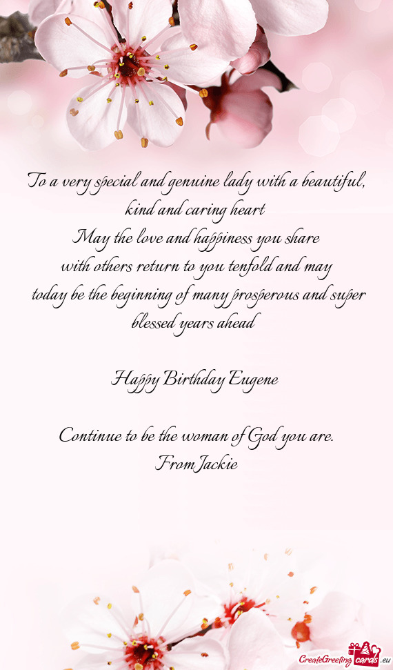 Happy Birthday Eugene