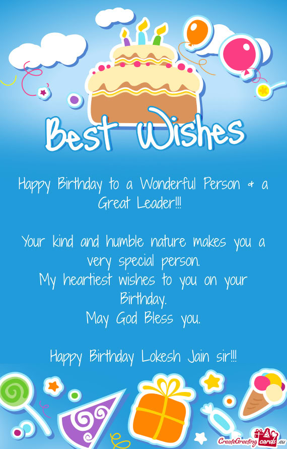 Happy Birthday Lokesh Jain sir