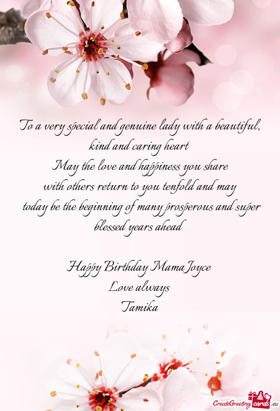 Happy Birthday Mama Joyce