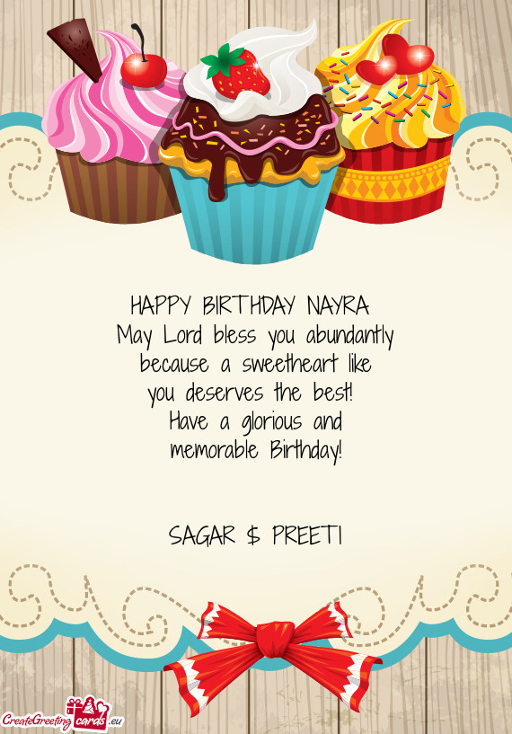 HAPPY BIRTHDAY NAYRA