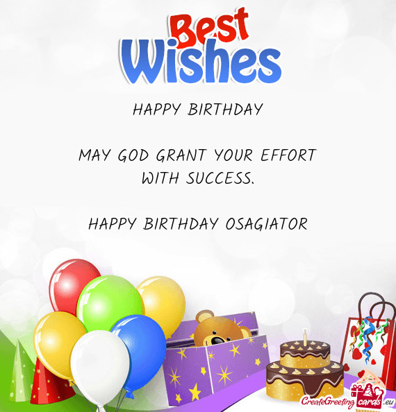 HAPPY BIRTHDAY OSAGIATOR