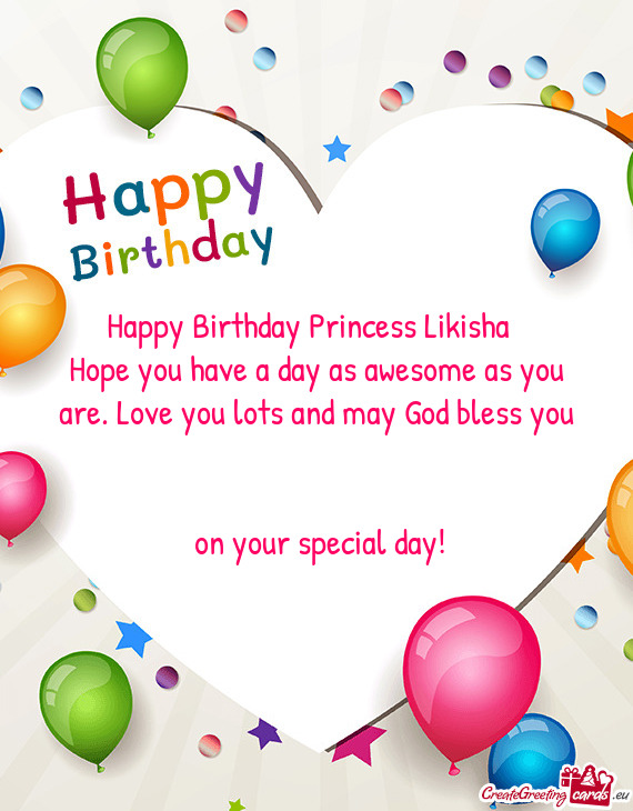 Happy Birthday Princess Likisha❤️