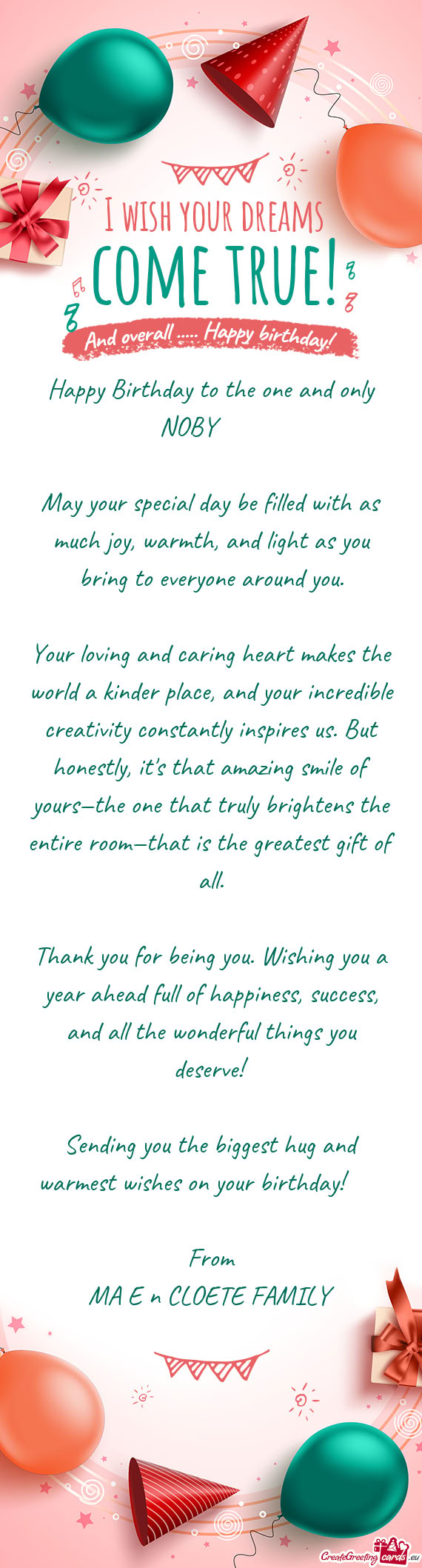 Happy Birthday to the one and only NOBY 🥳🎂