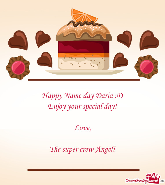 Happy Name day Daria :D