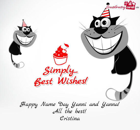 Happy Name Day Yanni and Yanna