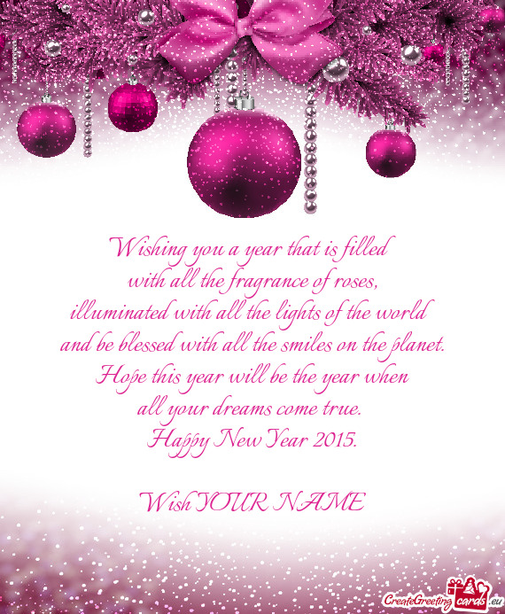 Happy New Year 2015