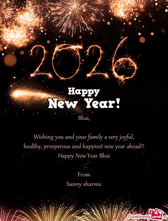 Happy New Year Bhai