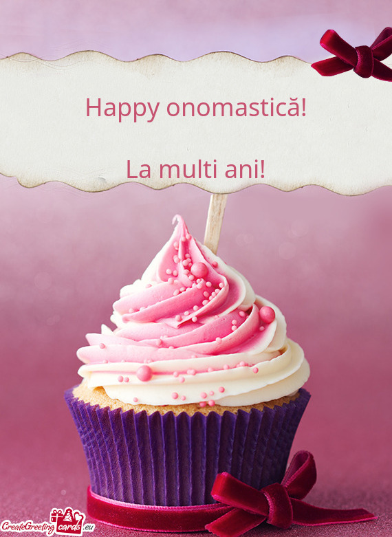 Happy onomastică