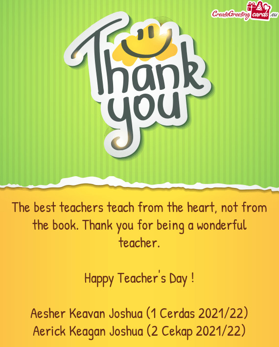 Happy Teacher