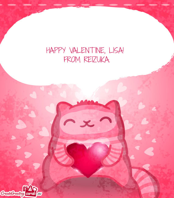 HAPPY VALENTINE, LISA