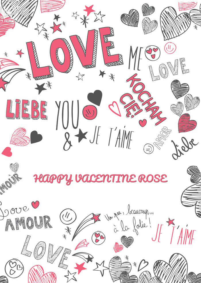 HAPPY VALENTINE ROSE