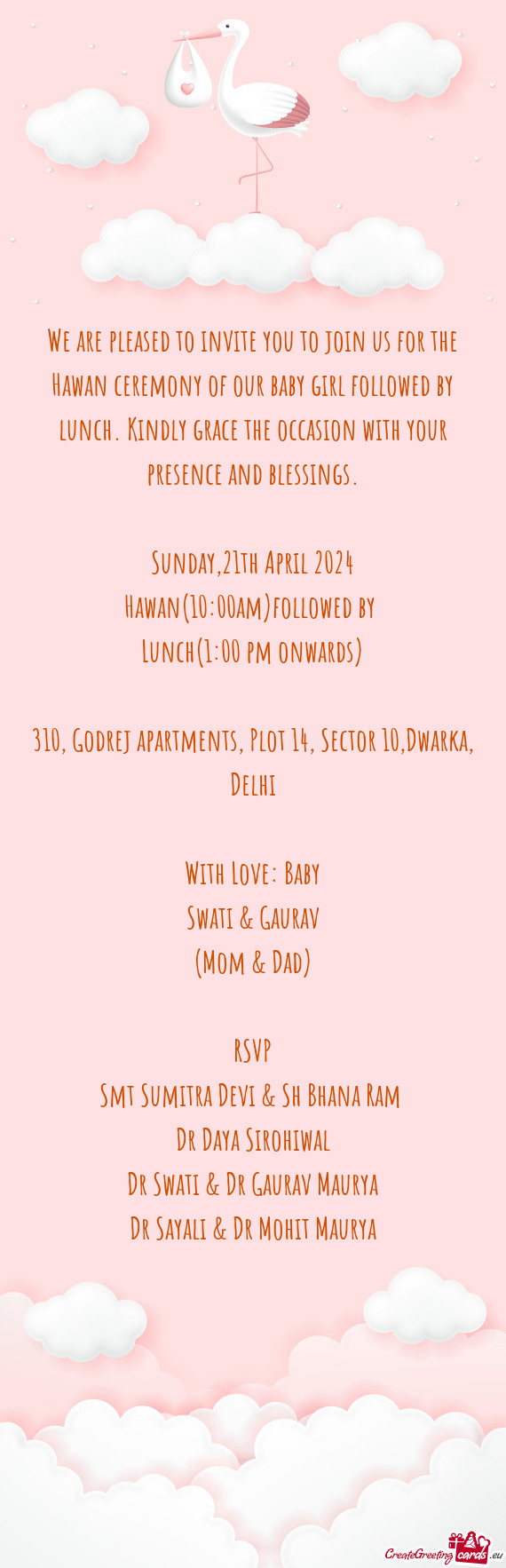 Hawan(10:00am)followed by