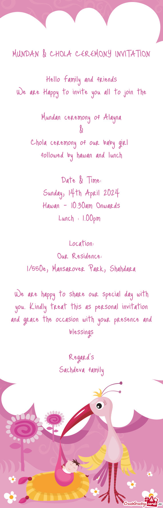 Hawan - 10.30am Onwards