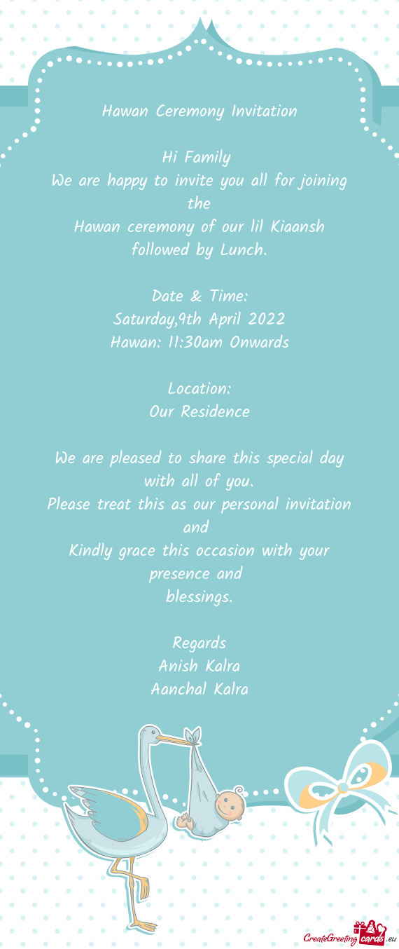 Hawan: 11:30am Onwards