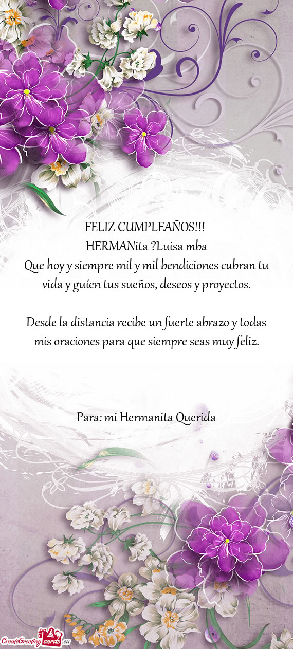 HERMANita ?Luisa mba