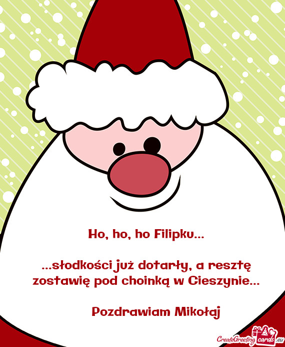 Ho, ho, ho Filipku