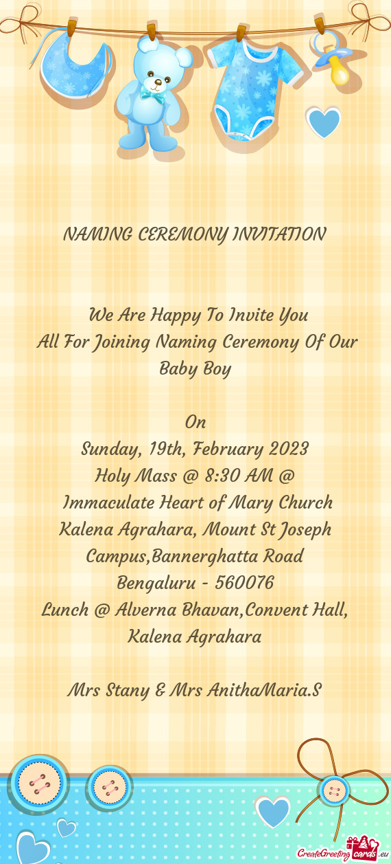 Holy Mass @ 8:30 AM @