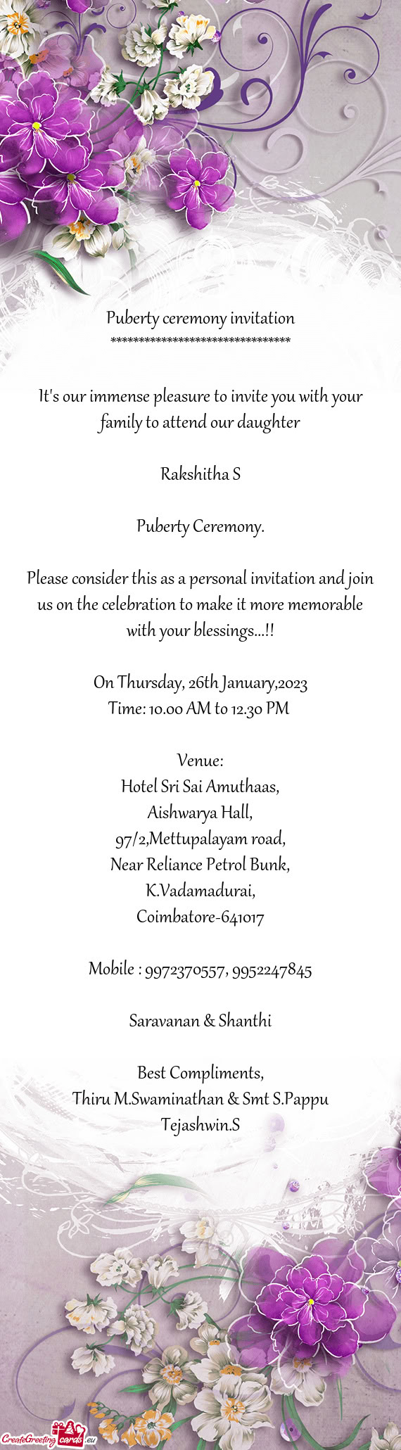 Hotel Sri Sai Amuthaas