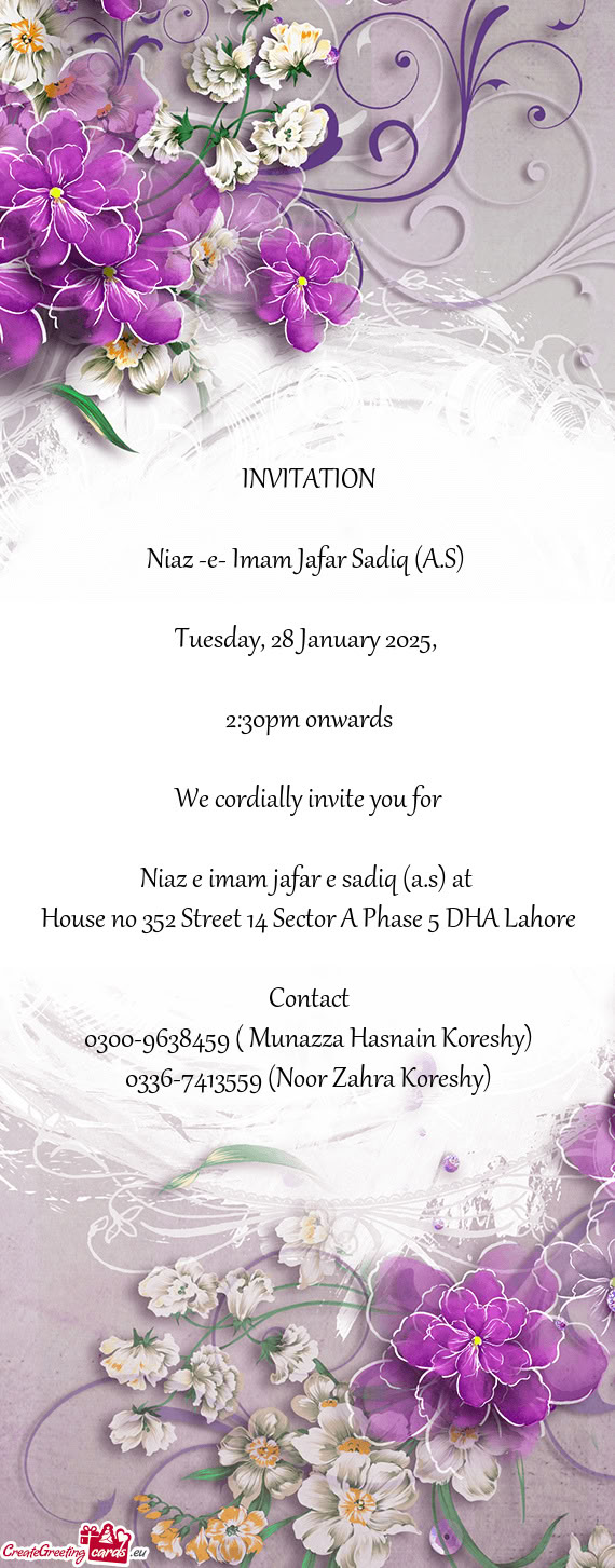 House no 352 Street 14 Sector A Phase 5 DHA Lahore