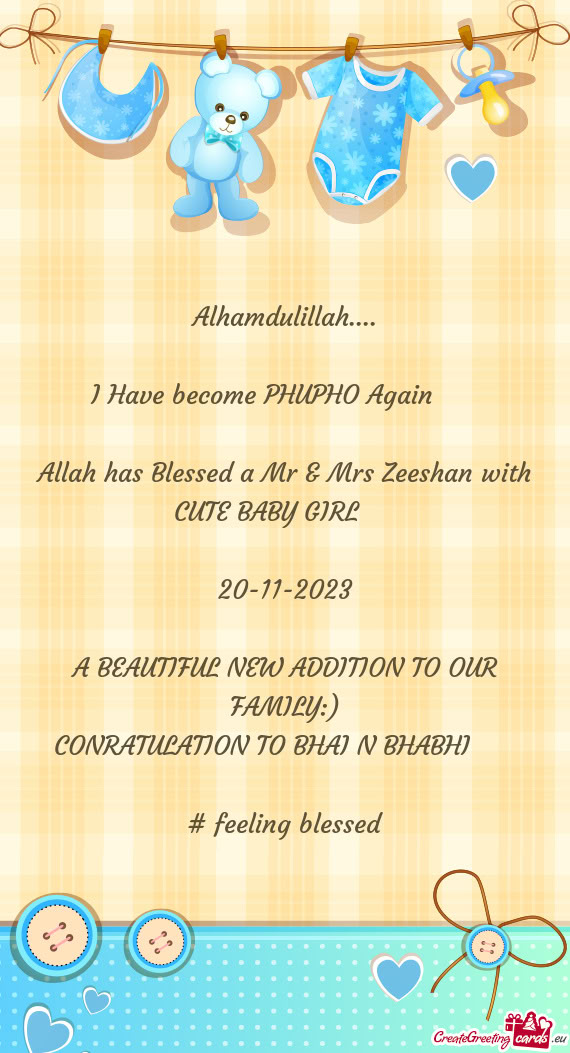 I Have become PHUPHO Again❤️