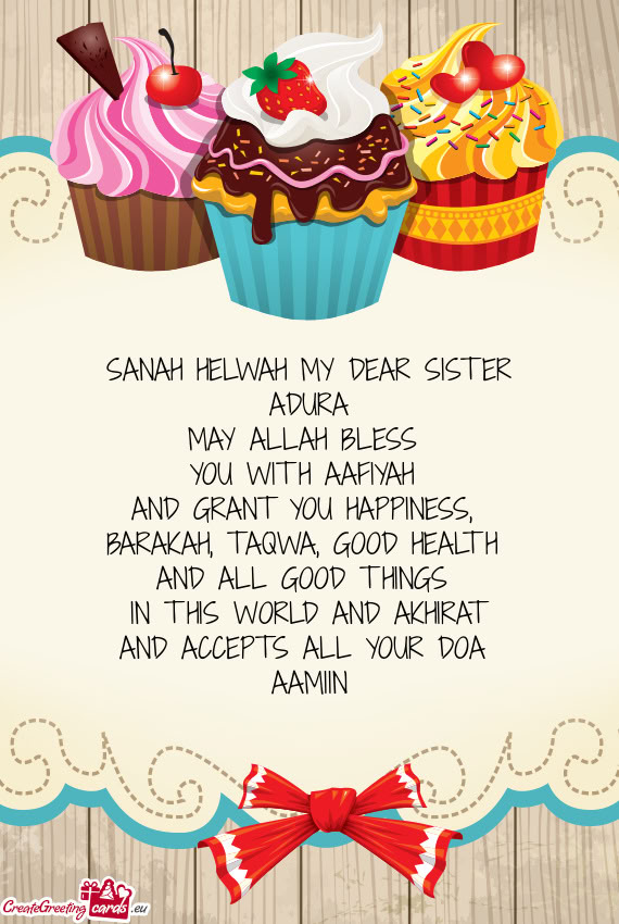 IN THIS WORLD AND AKHIRAT