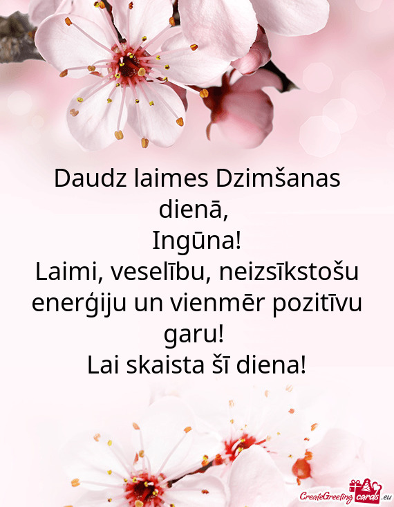 Ingūna! Laimi