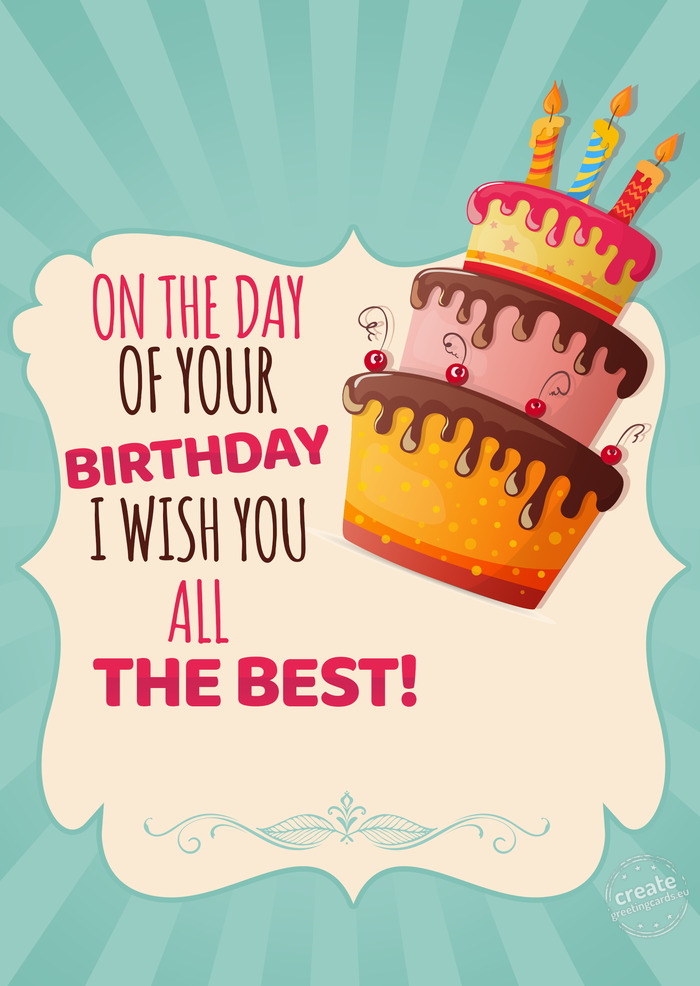 INTA!, on your birthday I wish you all the best. wishes