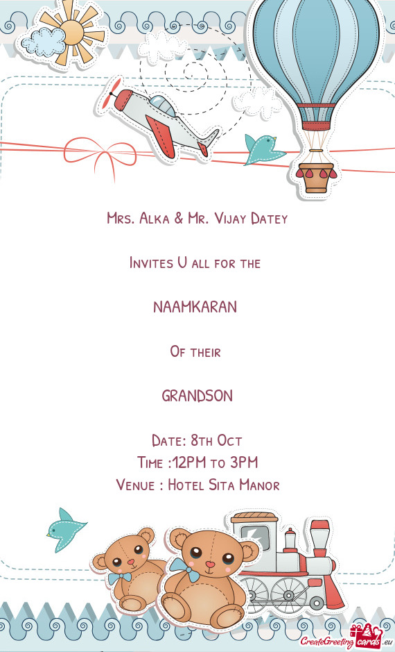 Invites U all for the