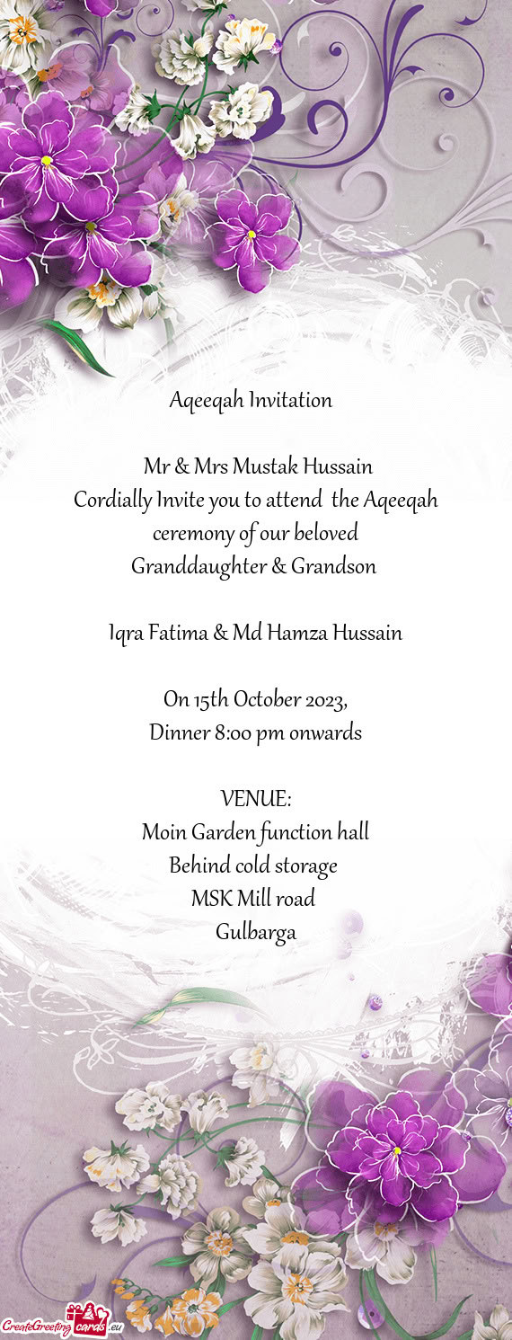 Iqra Fatima & Md Hamza Hussain