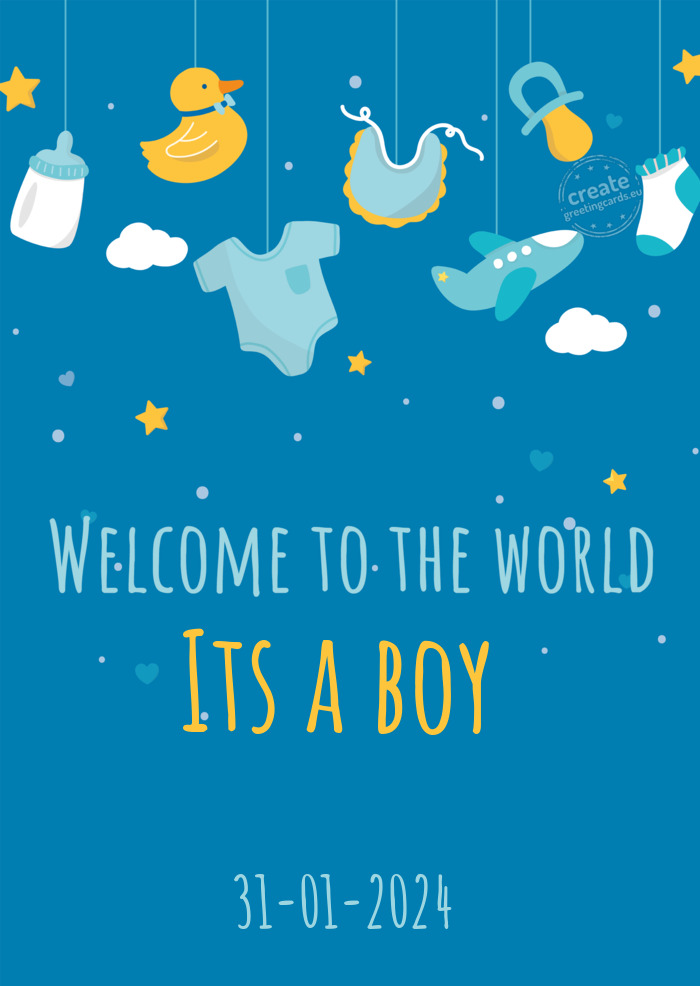 Its a boy 31-01-2024