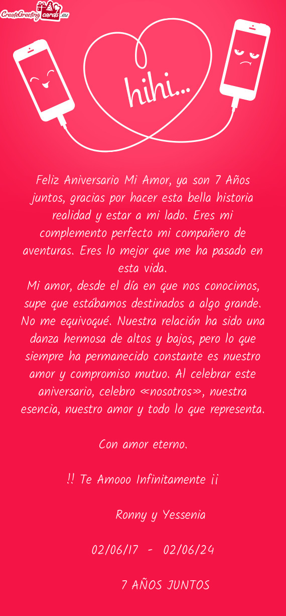 Ivoqué. Nuestra relación ha sido una danza hermosa de altos y bajos, pero lo que siempre ha perman