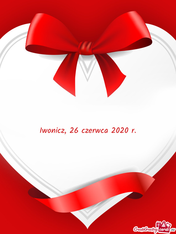 Iwonicz, 26 czerwca 2020 r