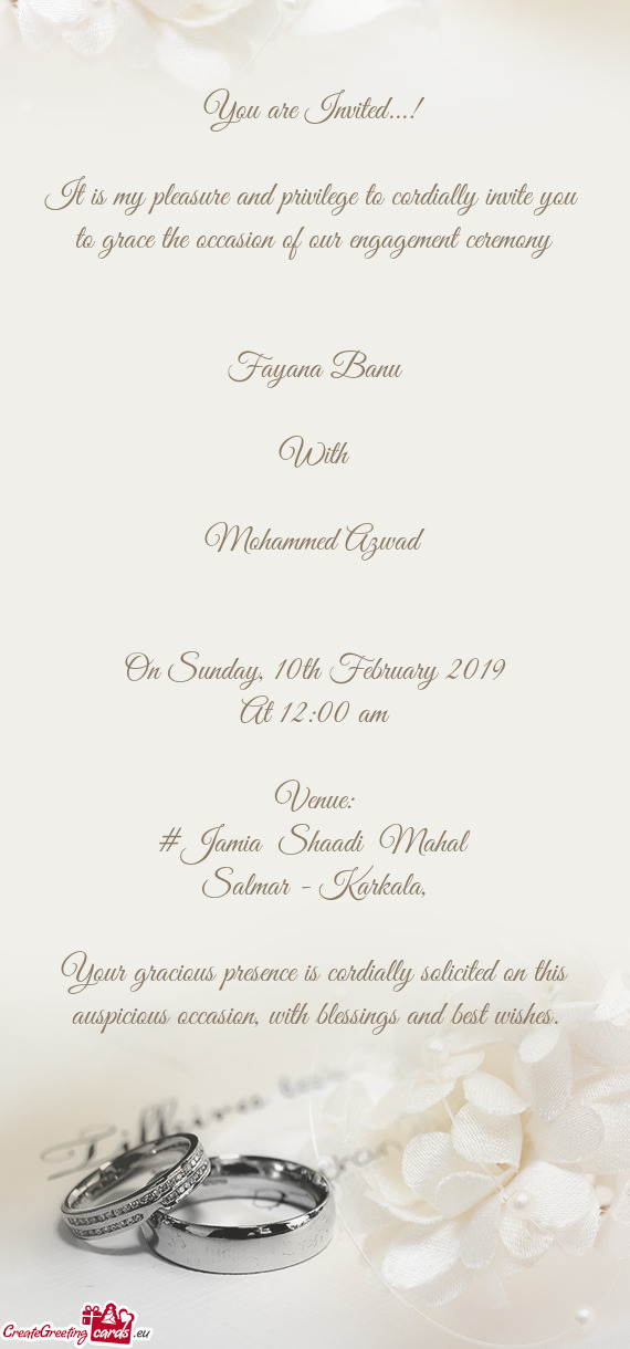 #Jamia Shaadi Mahal