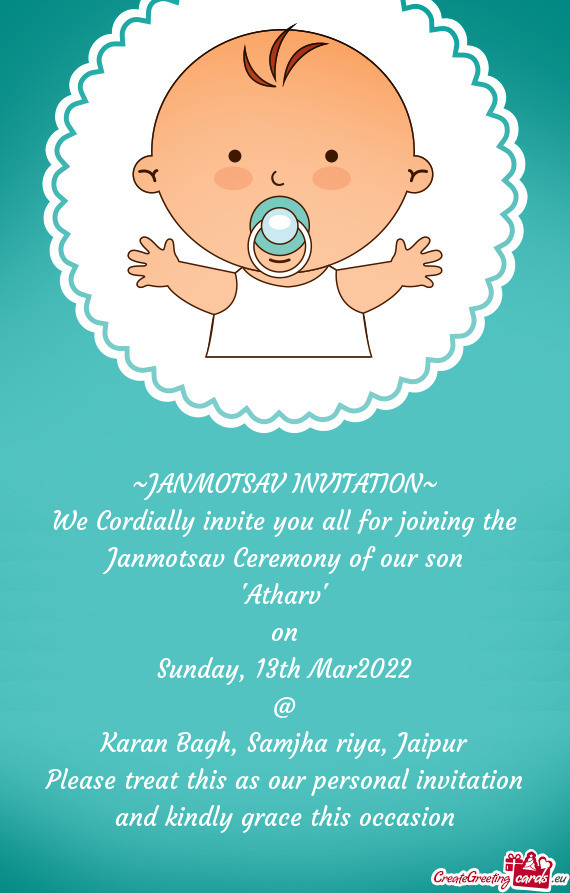 ~JANMOTSAV INVITATION~