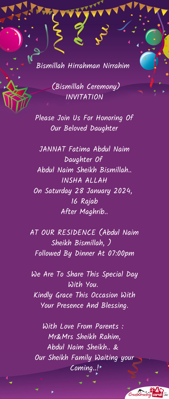 JANNAT Fatima Abdul Naim