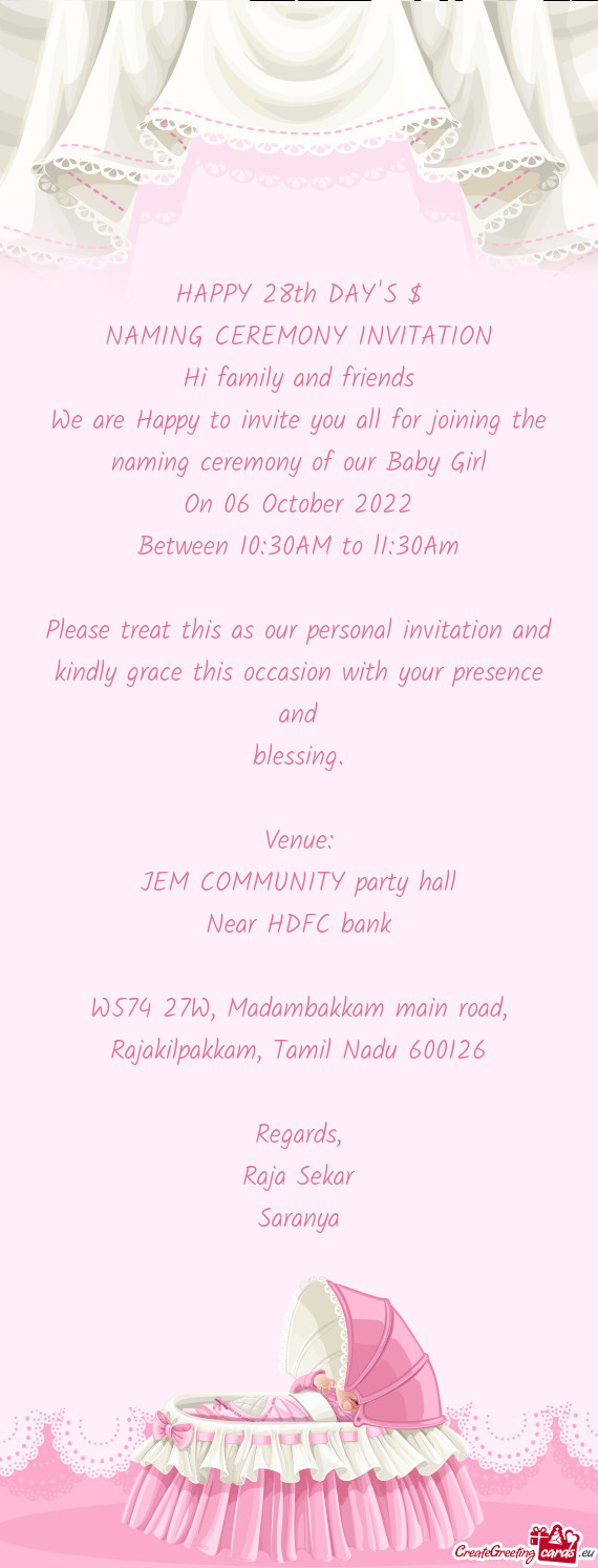 JEM COMMUNITY party hall