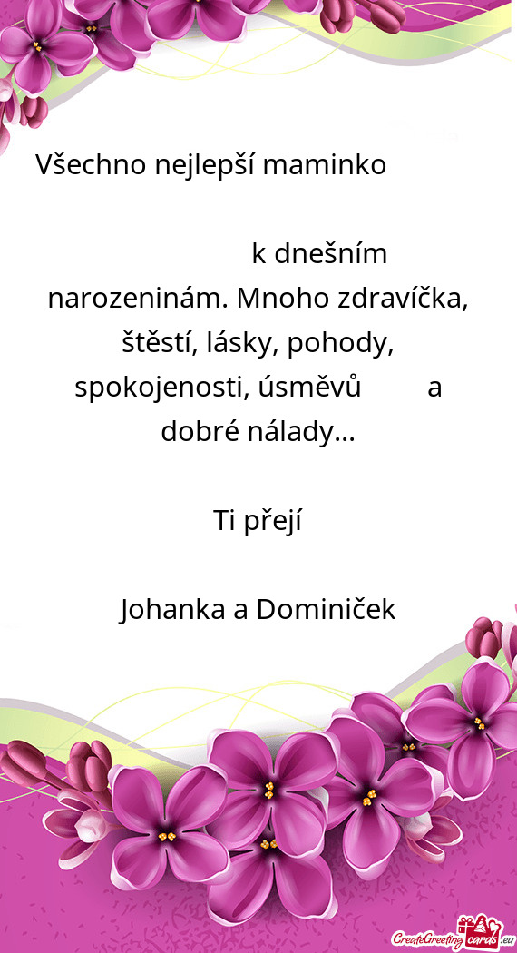 Johanka a Dominiček