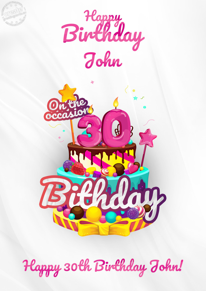 John Happy 30th Birthday John! 30