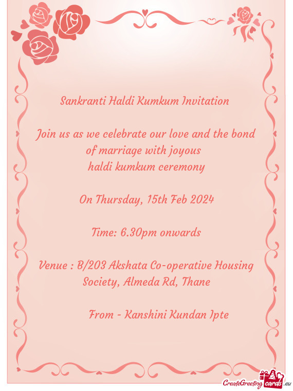 Join us as we celebrate our love and the bond of marriage with joyous