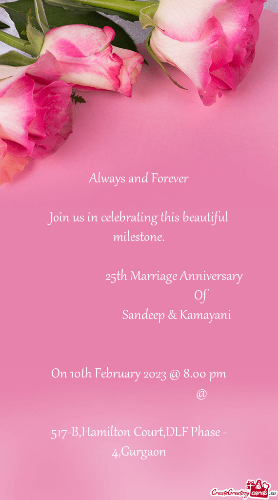 Join us in celebrating this beautiful milestone