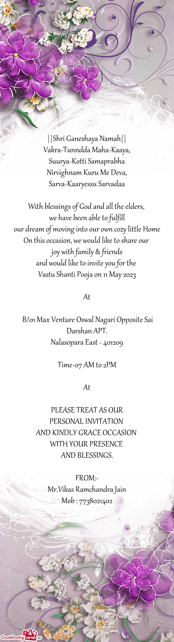 Joy with family & friends