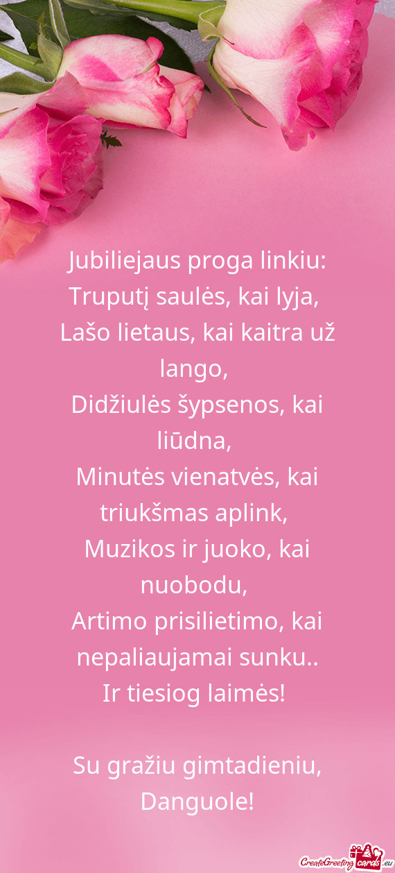 Jubiliejaus proga linkiu: