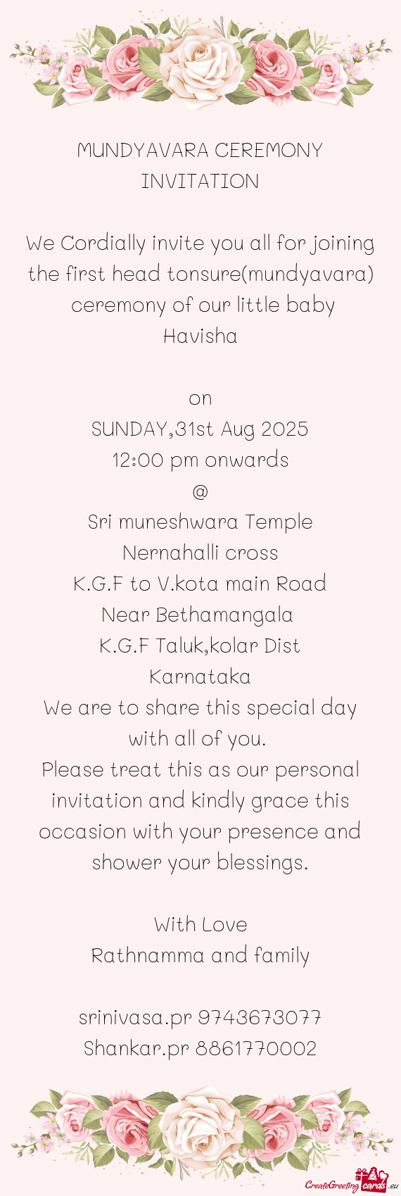 K.G.F to V.kota main Road