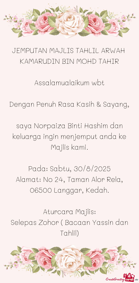 KAMARUDIN BIN MOHD TAHIR