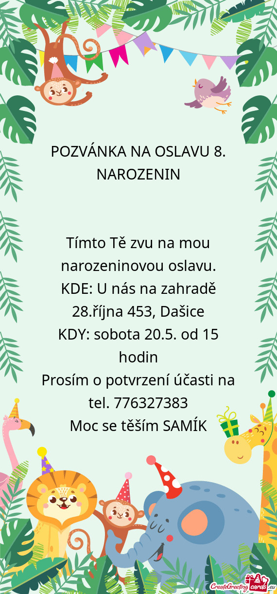 KDY: sobota 20.5. od 15 hodin