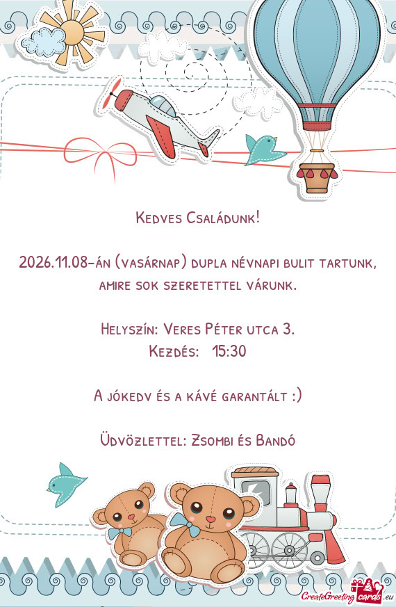 Kedves Családunk