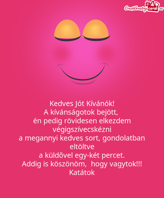 Kedves Jót Kívánók