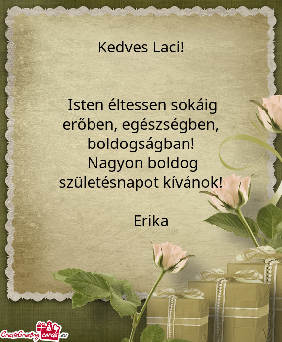 Kedves Laci